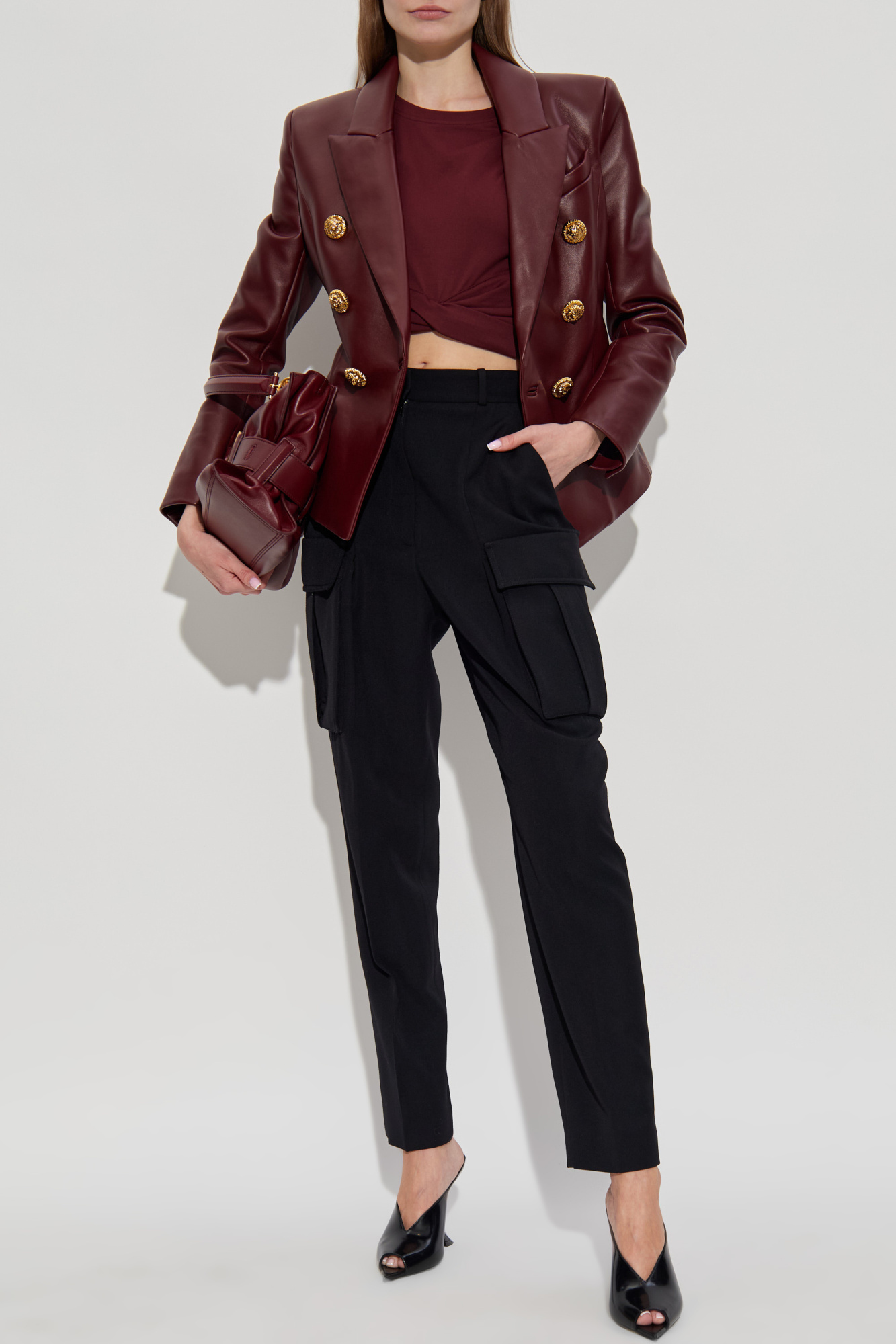 Balmain Leather blazer | Women's | Vitkac